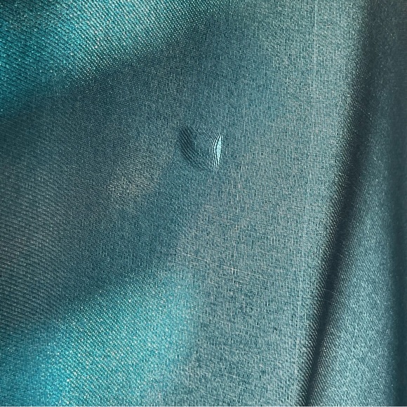 Vintage Perry Ellis Teal Pink White Tulip Flowers Floral 100% Silk Scarf 31" - Picture 9 of 9